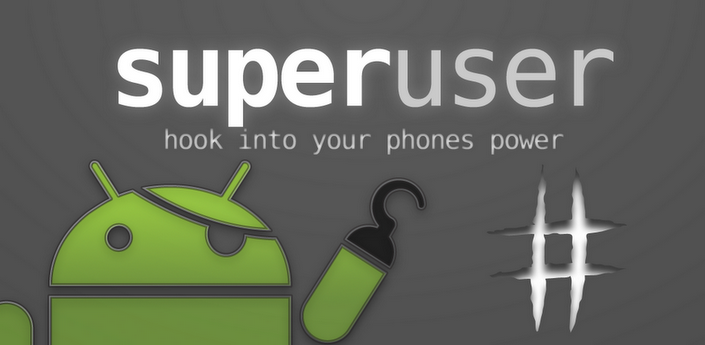 アンドロイドフォンをROOT化する為の定番アプリ、Superuser Elite