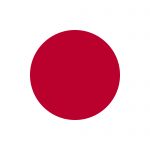 日の丸。日本の国旗は法律上は日章旗