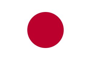 日の丸。日本の国旗は法律上は日章旗